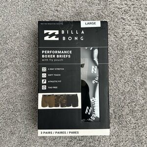 Billabong boxer briefs (4 boxer briefs) size large